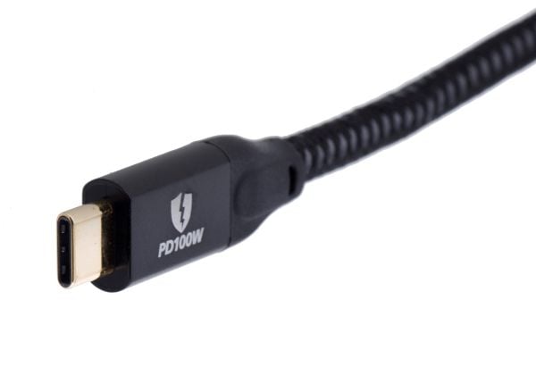 Orico USB-kabel USB-C til USB-C 1 m svart (CY32-10-BK-BP)
