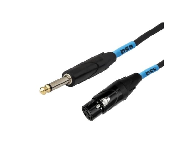 SSQ Jack 3,5 mm - XLR-kabel 2 m svart (SS-1435)