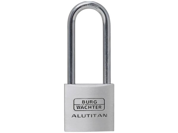 Burg Wächter 36041 Hengelås 29,70 mm i aluminium med nøkkellås