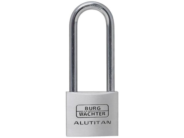 Burg Wächter 36081 hengelås 40,00 mm i aluminium, flere nøkkel-låser