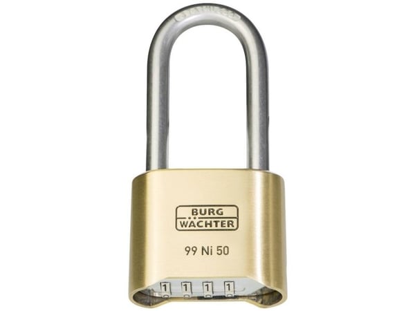 Burg Wächter 37491 Riippulukko 51,90 mm Messinki Yhdistelmälukko