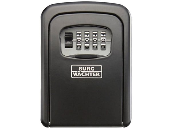 BURG-WÄCHTER Key Safe, Svart, Kombinasjonslås, 90 x 40 x 120 mm