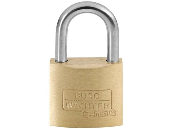 Burg Wächter 3041 riippulukko 25.00 mm Erilaiset messinki avainlukko