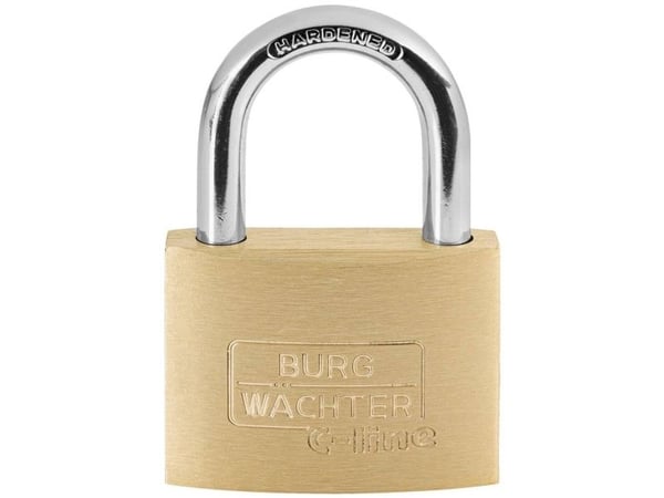 Burg Wächter 3021 riippulukko 50.00 mm Erilaiset messinki avainlukko