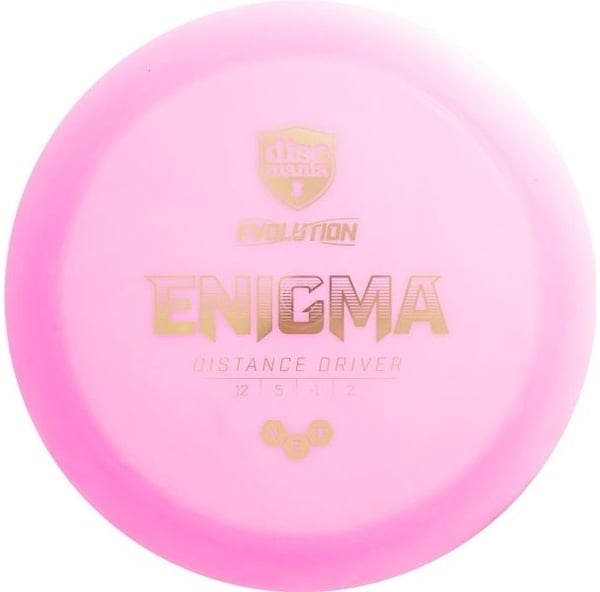 Discmania discgolf Distance Driver NEO ENIGMA Evolution 12/5/-1/2 Pink Discmania discgolf Distance Driver NEO ENIGMA Evolution 12/5/-1/2 Pink