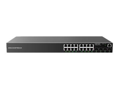 Grandstream GWN7802P - Switch - enterprise, managed - L2+ - 16 x 10/100/1000 (PoE+) - PoE (240 W)