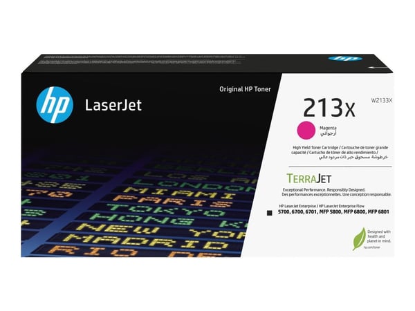HP 213X MGN ORIGINAL LASERJET SUPL TONER CRTG
