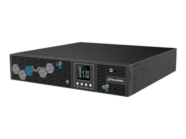 PowerWalker VI 1000 RLP - UPS (kan monteres i rack) - AC 165-290 V - 900 watt - 1000 VA - enkeltfase - 9 Ah - RS-232, USB - utgangskontakter: 8 - 2U