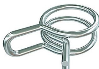 Sauermann slangeklemme 10 mm - Sikrer forbindelsen mellem fitting og klar slange