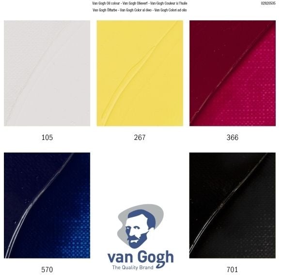 Van Gogh Oil colour primary mixing set | 5 x