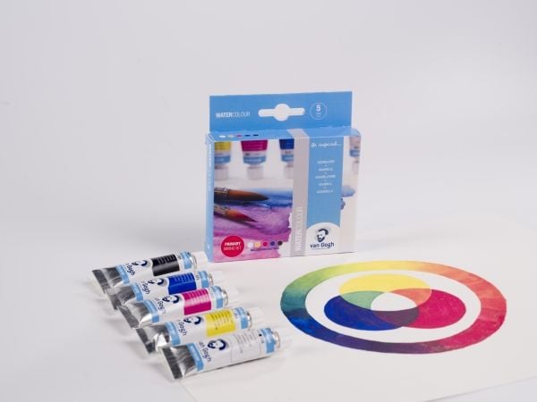 Van Gogh Watercolour primary mixing set | 5 x tubes