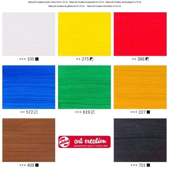 Talens Art Creation Acrylic fargesett | 8 x