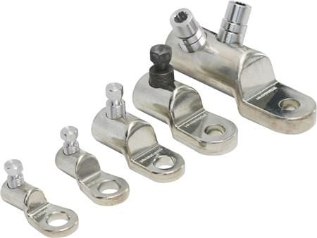 NEXANS EUROMOLD Ruuvikaapelikengät Al/Cu 10-35 mm² Ø12, 1 pultti ulkoinen kuusiokolo SW8, pyöreä 10-35 mm² ,sektori 35 mm².