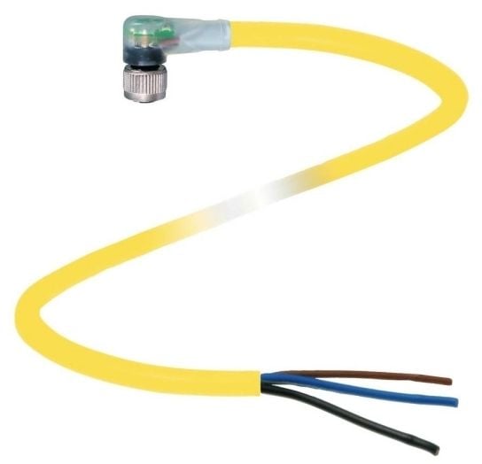 Pepperl+Fuchs 456518 Sensor-, ställdon-stik, 2 m Pol-tal (RJ): 3 1 st