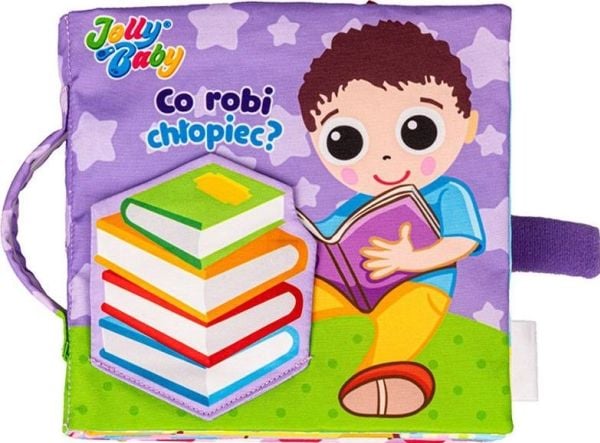 Jolly Baby Book Hva gjør en gutt? 6m+ Jollybaby
