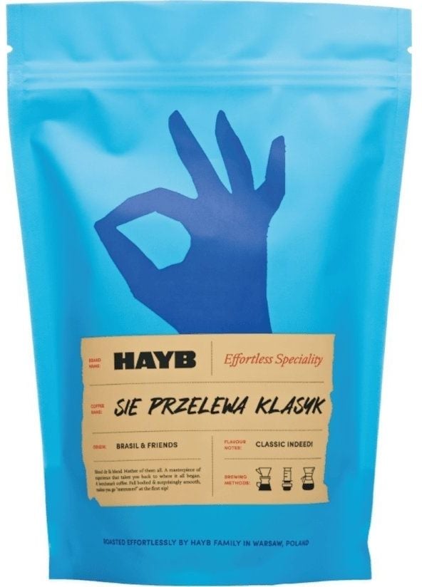 Kaffe i bønner HAYB Sie Przelewa Klasyk 250 g