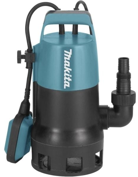 Makita PF0410/2, Nedsenkbar pumpe, 400 W, AC, 8400 l/t, IP68, Sort, Teal