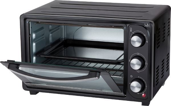 JATA HN921, Elektrisk ovn, 21 l, 1380 W, 21 l, Benkeplate, Sort