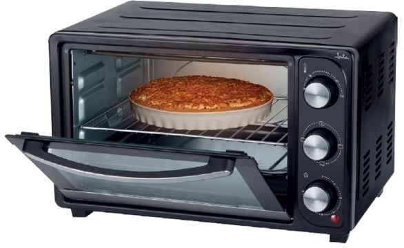 JATA HN921, Elektrisk ovn, 21 l, 1380 W, 21 l, Benkeplate, Sort