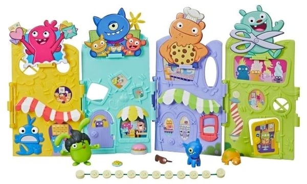 Hasbro Uglyville Unfolded Main Street Playset and Portable Tote, 4 år, Flerfarget