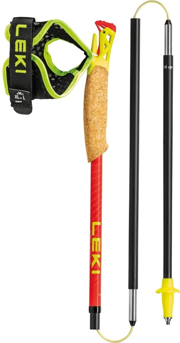 LEKI Ultratr FX.One Superlite, Unisex, Sammenleggbare, Stiløping, I-type grep, Skum, Carbon (HRC Max)