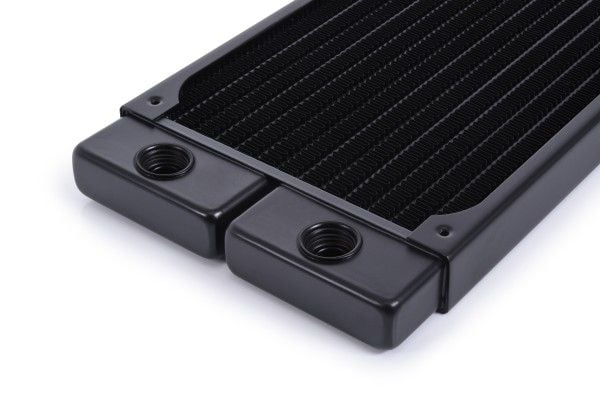 Alphacool 14437, Radiator, Kopper, Stål, Sort, 1/4", 0,8 stang, 3,6 vifter