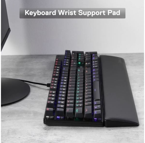 REDRAGON P036, Lær, Memory skum, Plast, Gummi, Syntetisk, Sort, 359 mm, 73 mm, 20 mm, 359 x 73 x 20 mm
