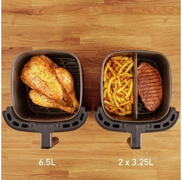 Tefal Easy Fry & Grill XXL EY801D15 - Varmluftsteker - 6.5 liter - 1.83 kW - rustfritt stål