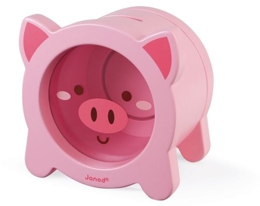 Janod Swinka Puinen säästöpossu