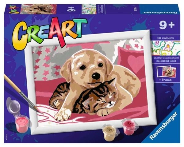 Ravensburger 20210, Färg ingår, Pojke/flicka, Färg efter nummer-sats