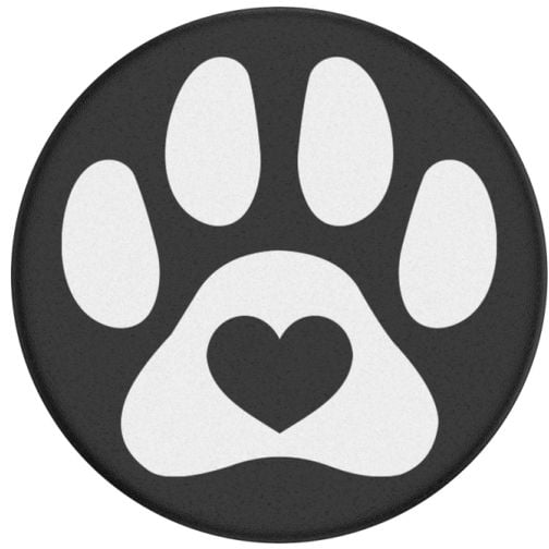 PopSockets 805579, Grep, Svart, Hvit, Alle merker, Hjertemønster, 1 stykker