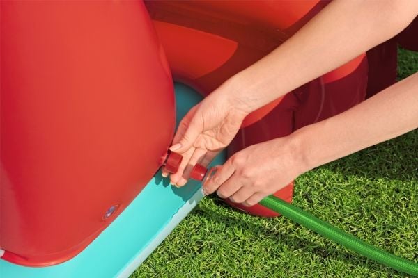 Bestway 91097 / 23, Oppblåsbart spillsenter, 2 år, Polyvinylklorid (PVC), Blå