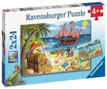 Ravensburger Pirates and Mermaids, 24 stykker, Tegneserier, 4 år