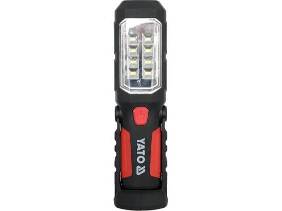 Yato YT-08513, LED, 9 ampuller, IP20, Sort, Håndholdt arbeidslys