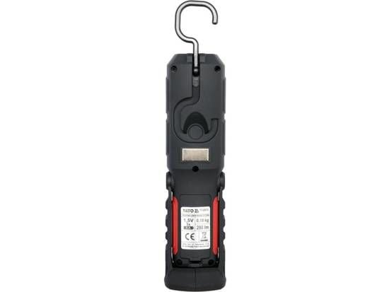Yato YT-08513, LED, 9 ampuller, IP20, Sort, Håndholdt arbeidslys