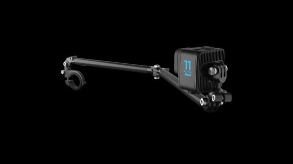 GoPro Boom + Bar Mount - Støttesystem - sykkelstyremontering - sykkelstyre, stangmontering, setestangsmontering - for HERO10; HERO11; HERO12; HERO5...