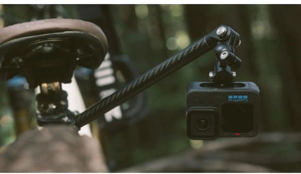 GoPro Boom + Bar Mount - Støttesystem - sykkelstyremontering - sykkelstyre, stangmontering, setestangsmontering - for HERO10; HERO11; HERO12; HERO5...