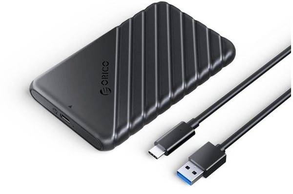 Orico 2.5" Drive Enclosure USB-C 3.1 6Gbps musta