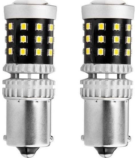 AMiO LED-pærer canbus 2016 39SMD 1156 BA15S P21W R10W R5W hvit 12V/24V