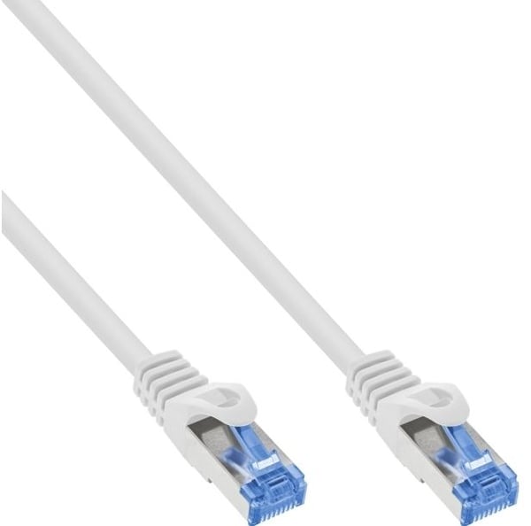 InLine 74815W, 15 m, Cat6a, S/FTP (S-STP), RJ-45, RJ-45, Hvit