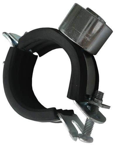 Fischer 500708, Rør klemme, Stål, 100 - 105 mm, EPDM (pakning), Styren-butadien (SBR), Zink-stål, 1,5 kN, M8/M10