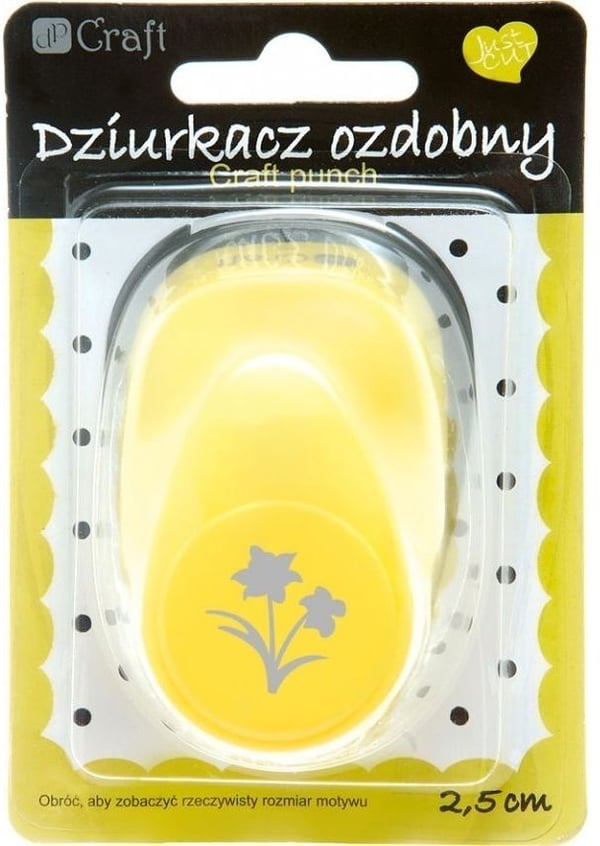 Dekorativ stanse 2,5 cm narsiss