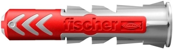 Fischer 535464, Skrue- og veggpluggsett, Murstein, Betong, Gipsplater, Grå, Rød, 40 mm, 8 mm, 6 cm