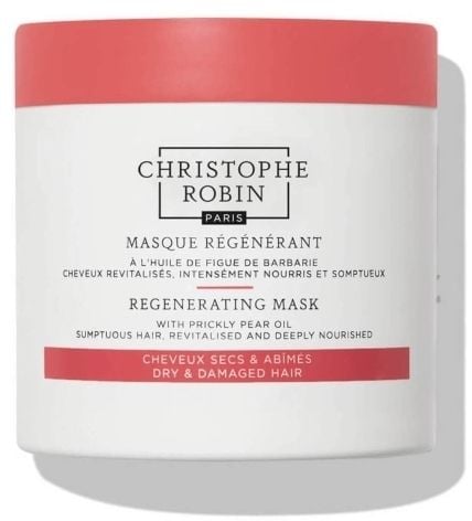 CHRISTOPHE ROBIN_Regenerating Mask For Dry And Damaged Hair deep regenerating mask with prickly pear oil for dry and damaged hair 250ml