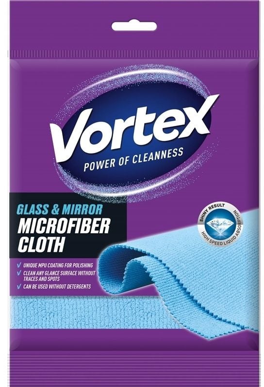 Cloth Vortex glas- & spegelrengöring, ljusblå