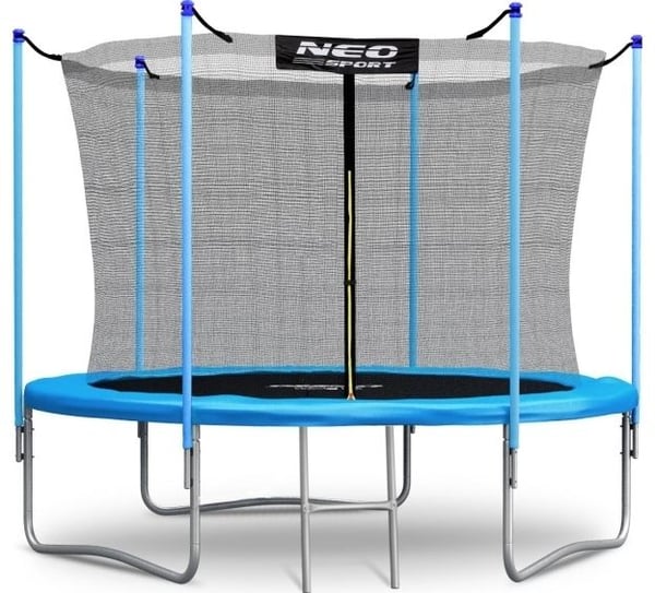 6 pedu / 183 cm hage-trampoline med indre nett og Neo-Sport rammer