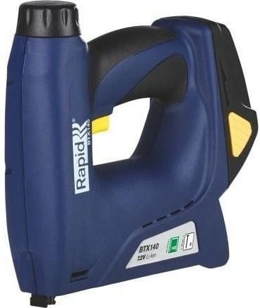 Rapid BTX140 Li-Ion Batteridriven Häftpistol, Häftpistol, Svart, Blå, Gul, 20 skott/min, 6 mm, 1,4 cm, No. 140