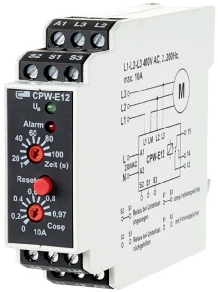 METZ CONNECT CPW-E12, Musta, Valkoinen, 230 - 400 V, 250 V, 10 A, 22,5 x 95 x 75 mm, 170 g