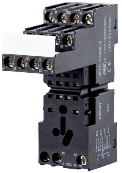METZ CONNECT 110175, Sort, 300 V, 10 A, 27,2 x 61,2 x 75 mm, 63 g