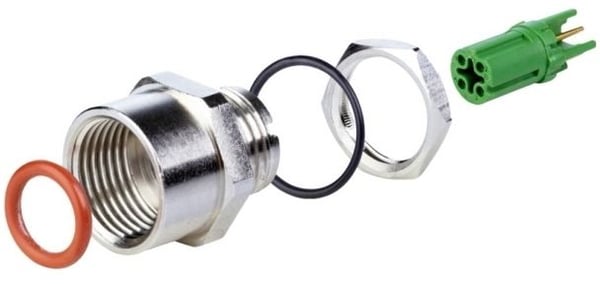 METZ CONNECT MMT361A115-0001, M12, Stål, Hunkjønn, Rett, IP67, 1 stykker